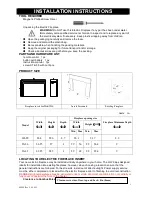 Предварительный просмотр 3 страницы GreatCo Gallery GI-29 Home Owner'S Installation Instructions & Operating Manual