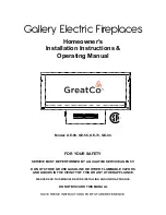 Preview for 1 page of GreatCo GE-50 Installation Instructions & Operating Manual