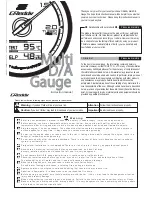 Preview for 1 page of GReddy Multi D/A Gauge Instruction Manual