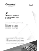 Предварительный просмотр 1 страницы GREE ELECTRIC GRS-CQ10Pd/NaE-K Owner'S Manual