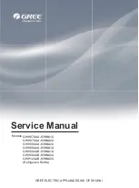 Gree CA115013600 Service Manual предпросмотр