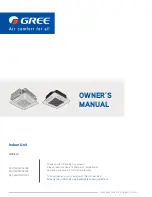 Preview for 1 page of Gree CAS12HP230V1BC Owner'S Manual