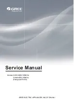 Предварительный просмотр 1 страницы Gree CB437W01500 Service Manual