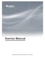 Предварительный просмотр 1 страницы Gree CC05103334 Service Manual