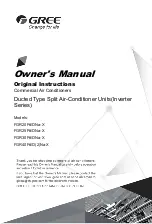 Предварительный просмотр 1 страницы Gree FGR20Pd/DNa-X Owner'S Manual