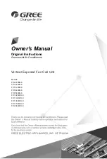 Предварительный просмотр 1 страницы Gree FP-102LM/D-K Owner'S Manual