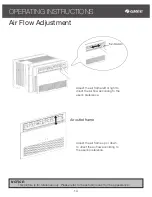 Предварительный просмотр 14 страницы Gree G17-10ESHWAC-CA Owner'S Manual