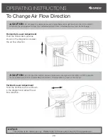 Preview for 20 page of Gree G17-10PACSH1 Owner'S Manual