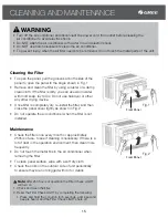 Предварительный просмотр 15 страницы Gree G17-12ESHWAC Owner'S Manual