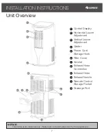 Предварительный просмотр 7 страницы Gree G17-12PACSH-CA Owner'S Manual