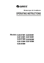 Предварительный просмотр 1 страницы Gree G2007BM Operating Instructions Manual