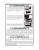 Предварительный просмотр 26 страницы Gree GIS409AC Owner'S Manual