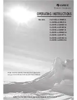 Preview for 1 page of Gree GJC05BJ-A3MNC3A Operating Instructions Manual