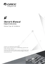 Предварительный просмотр 1 страницы Gree GJC05BT-A6NMNF1A Owner'S Manual