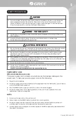 Preview for 5 page of Gree GJC05BV-A6NMNE1A Owner'S Manual