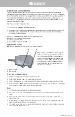 Preview for 7 page of Gree GJC05BV-A6NMNE1A Owner'S Manual