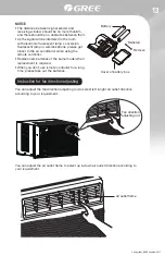 Preview for 13 page of Gree GJC08BK-A6NRNC5B Owner'S Manual