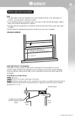 Preview for 21 page of Gree GJC08BK-A6NRNC5B Owner'S Manual