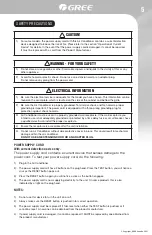 Preview for 5 page of Gree GJC08BK-A6NRNE2D Owner'S Manual