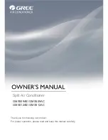 Gree GMS509AC Owner'S Manual предпросмотр