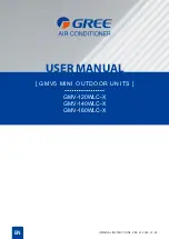 Gree GMV-120WL/C-X User Manual предпросмотр