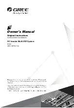 Предварительный просмотр 1 страницы Gree GMV-12WP/A-T Owner'S Manual