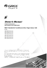 Gree GMV-ND07PLS/B-T Owner'S Manual предпросмотр