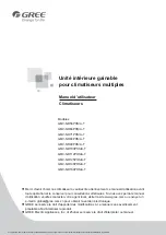 Предварительный просмотр 34 страницы Gree GMV-ND100PHS/A-T Owner'S Manual