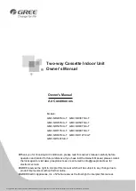 Предварительный просмотр 1 страницы Gree GMV-ND112TS/A-T Owner'S Manual