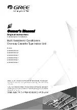 Gree GMV-ND22TD/A-T Owner'S Manual предпросмотр