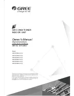 Gree GMV-ND24A/A-T Owner'S Manual предпросмотр