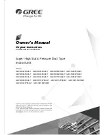 Предварительный просмотр 1 страницы Gree GMV ND50PHS/B-T Owner'S Manual