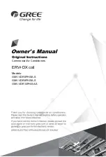 Предварительный просмотр 1 страницы Gree GMV-VDR10PH/SA-S Owner'S Manual