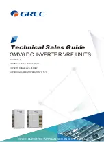 Gree GMV6 VRF Manual предпросмотр