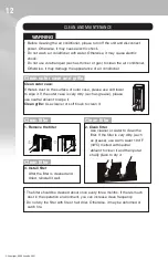 Предварительный просмотр 12 страницы Gree GPC05AK-A3NNA2B Owner'S Manual