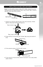 Предварительный просмотр 23 страницы Gree GPC05AK-A3NNA2B Owner'S Manual