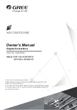 Предварительный просмотр 1 страницы Gree GPC12AJ-K3NNA1D Owner'S Manual