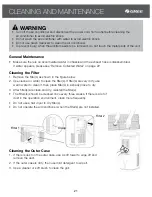 Preview for 21 page of Gree GRP-E05SH-R4 Owner'S Manual