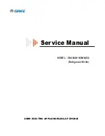 Предварительный просмотр 1 страницы Gree GVA60AH-M3NNA5A Service Manual