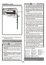 Preview for 10 page of Gree GWC09ACC-K6DNA1C/I Owner'S Manual