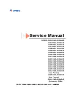 Gree GWC09MA-K3DNA3B Service Manual предпросмотр