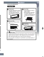 Предварительный просмотр 17 страницы Gree GWC09MB-D3DNK Series Owner'S Manual