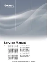 Gree GWC09QB-A3DNA5E Service Manual предпросмотр