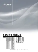 Предварительный просмотр 1 страницы Gree GWC09QC-A3DNA3D Service Manual