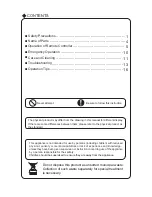 Preview for 2 page of Gree GWC36LB-D3DNXXE Series Owner'S Manual