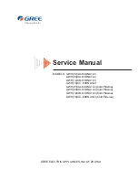 Предварительный просмотр 1 страницы Gree GWH(07)UA-K3DNA1A/I Service Manual