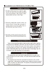 Preview for 25 page of Gree GWH09MB-D3DNA3D Owner'S Manual