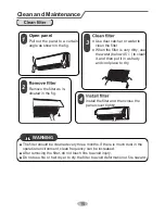 Preview for 19 page of Gree GWH09QB-K3DNA1G/I Owner'S Manual