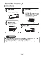 Preview for 20 page of Gree GWH09TA-K3DNA1B/I Owner'S Manual