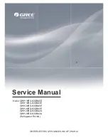 Предварительный просмотр 1 страницы Gree GWH18RC-K3DBA3E Service Manual